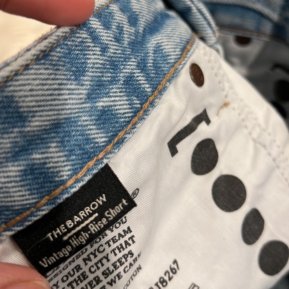 Blank nyc vintage high rise denim ripped shorts - Picture 8 of 11